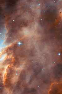 Hubble studies sequences of star formation in neighbouring galaxy