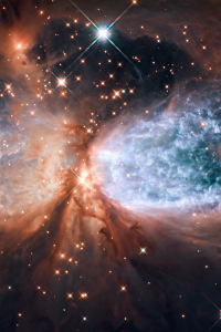 Hubble view of star-forming region S106
